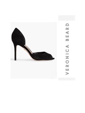 VERONICA BEARD
Gadot suede pumps
$395  size 7 NEW 
Color: Black